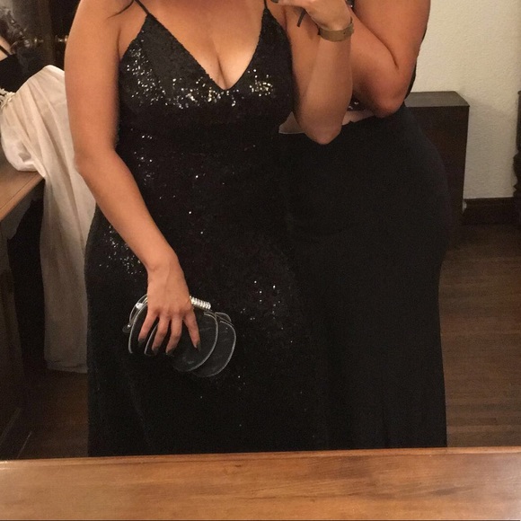 Black sparkly dress - Picture 2 of 2